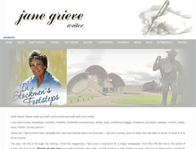 Tablet Screenshot of janegrieve.com.au